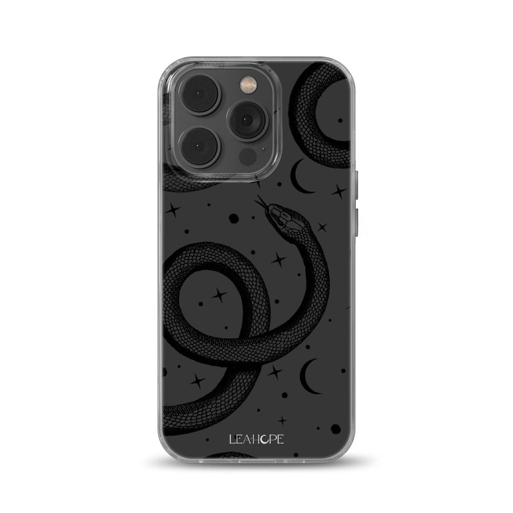 Midnight Serpent | Clear Gel Phone Case