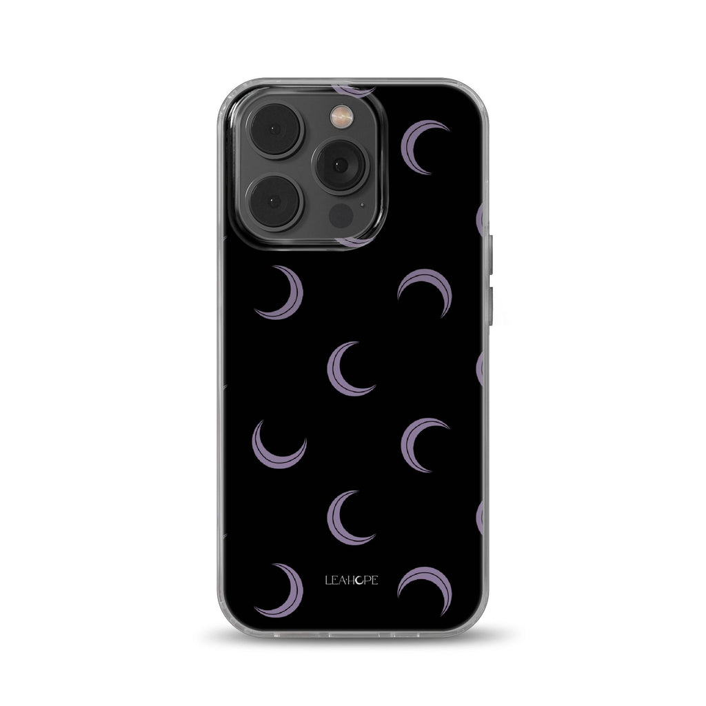 Moonlit Hex | Clear Gel Phone Case