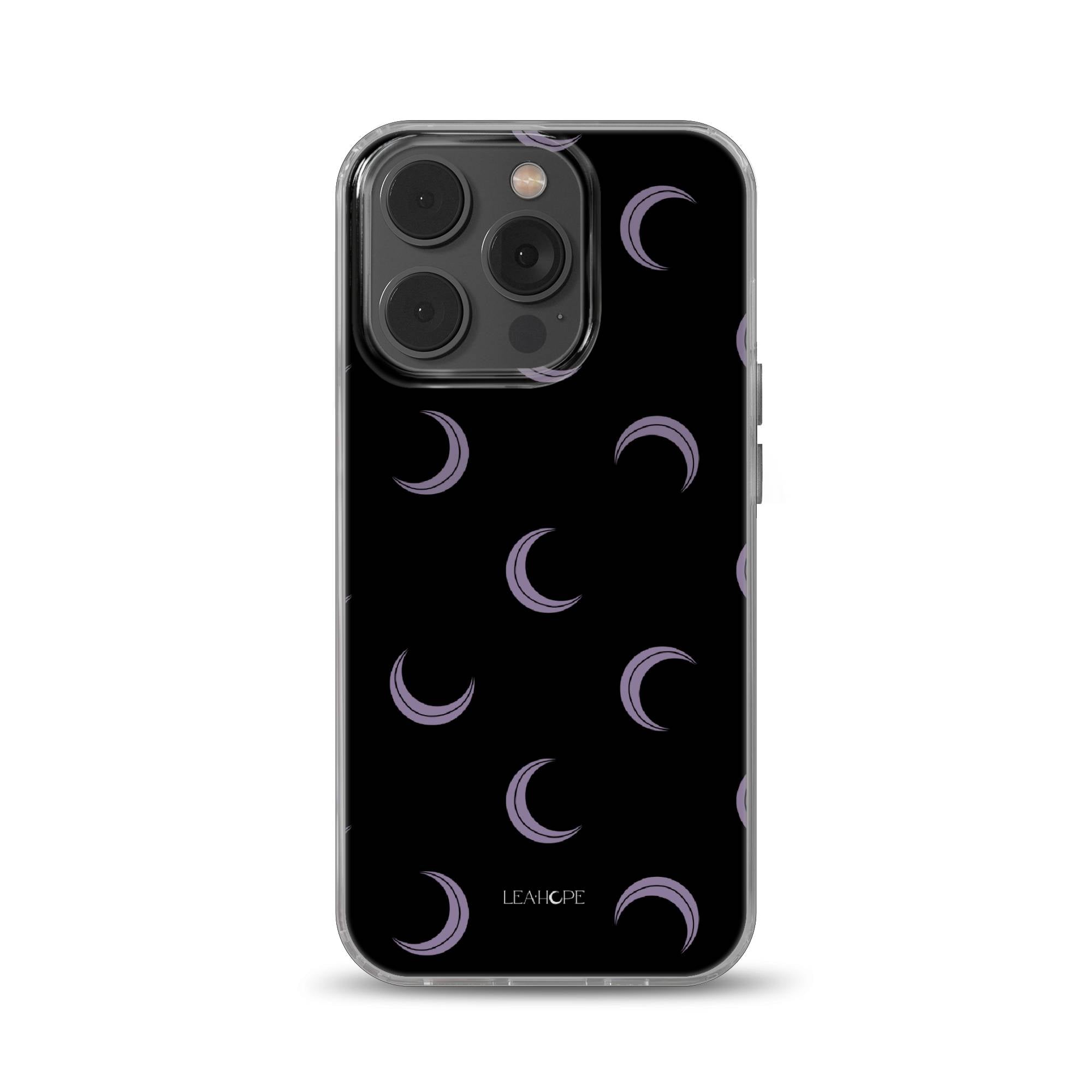 Moonlit Hex | Clear Gel Phone Case
