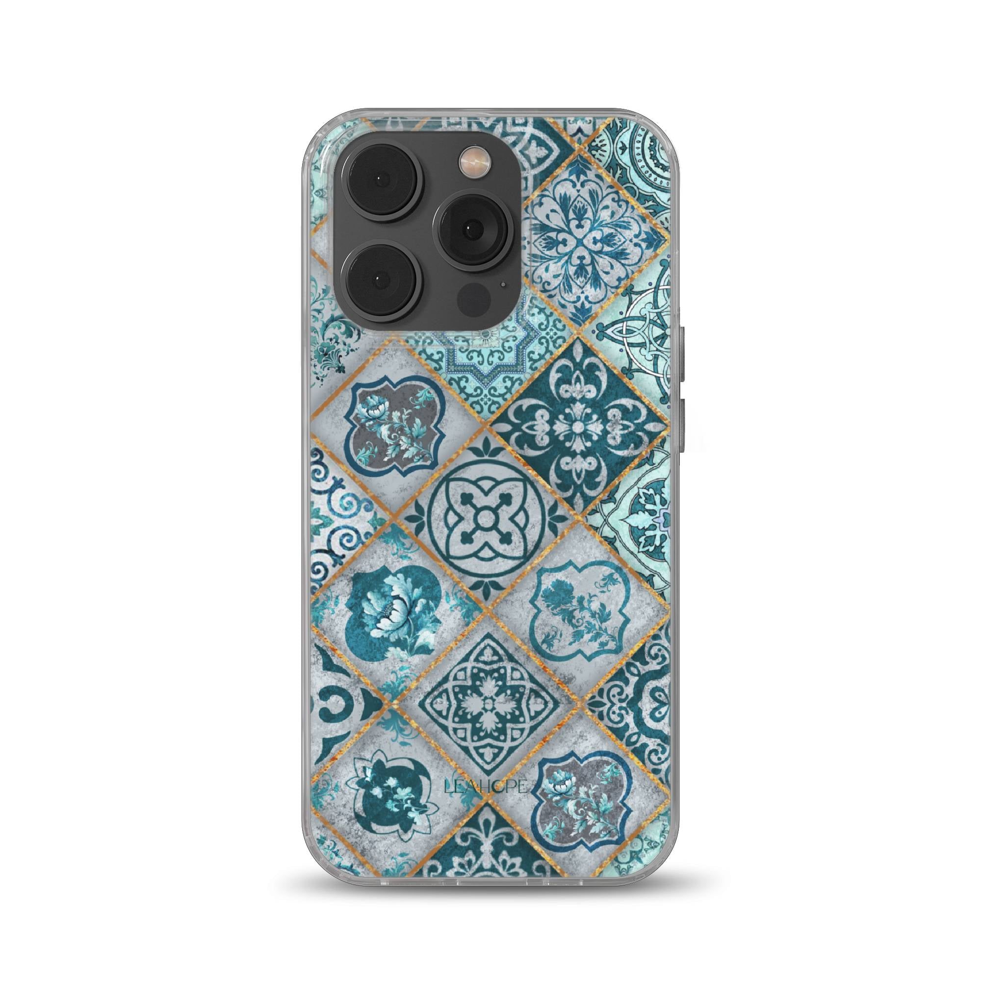 Emerald Tide | Clear Gel Phone Case