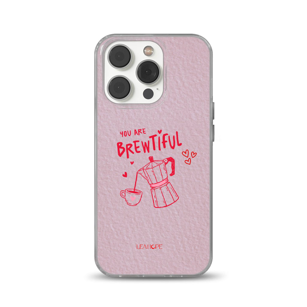 Brewtiful Love | Clear Gel Phone Case