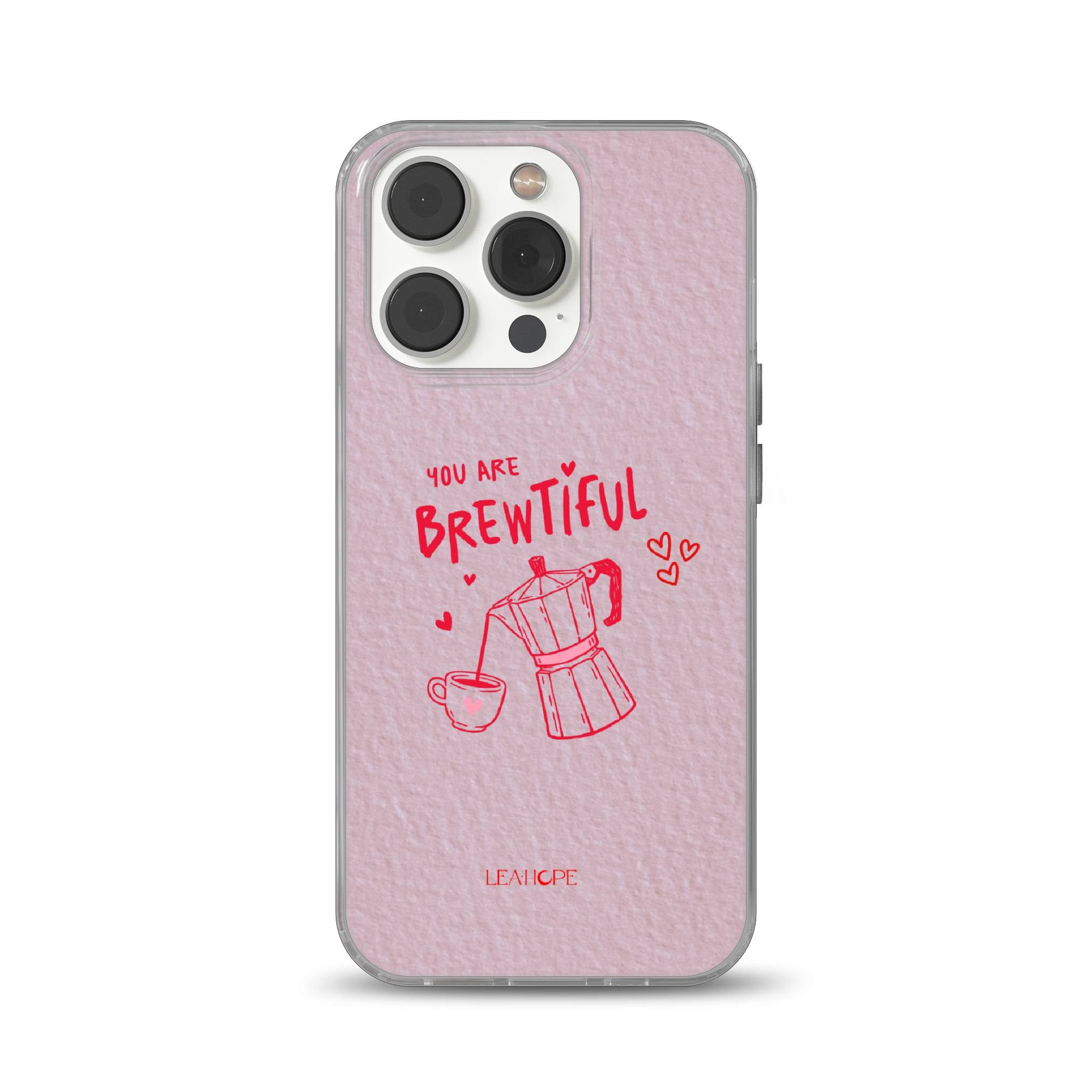 Brewtiful Love | Clear Gel Phone Case