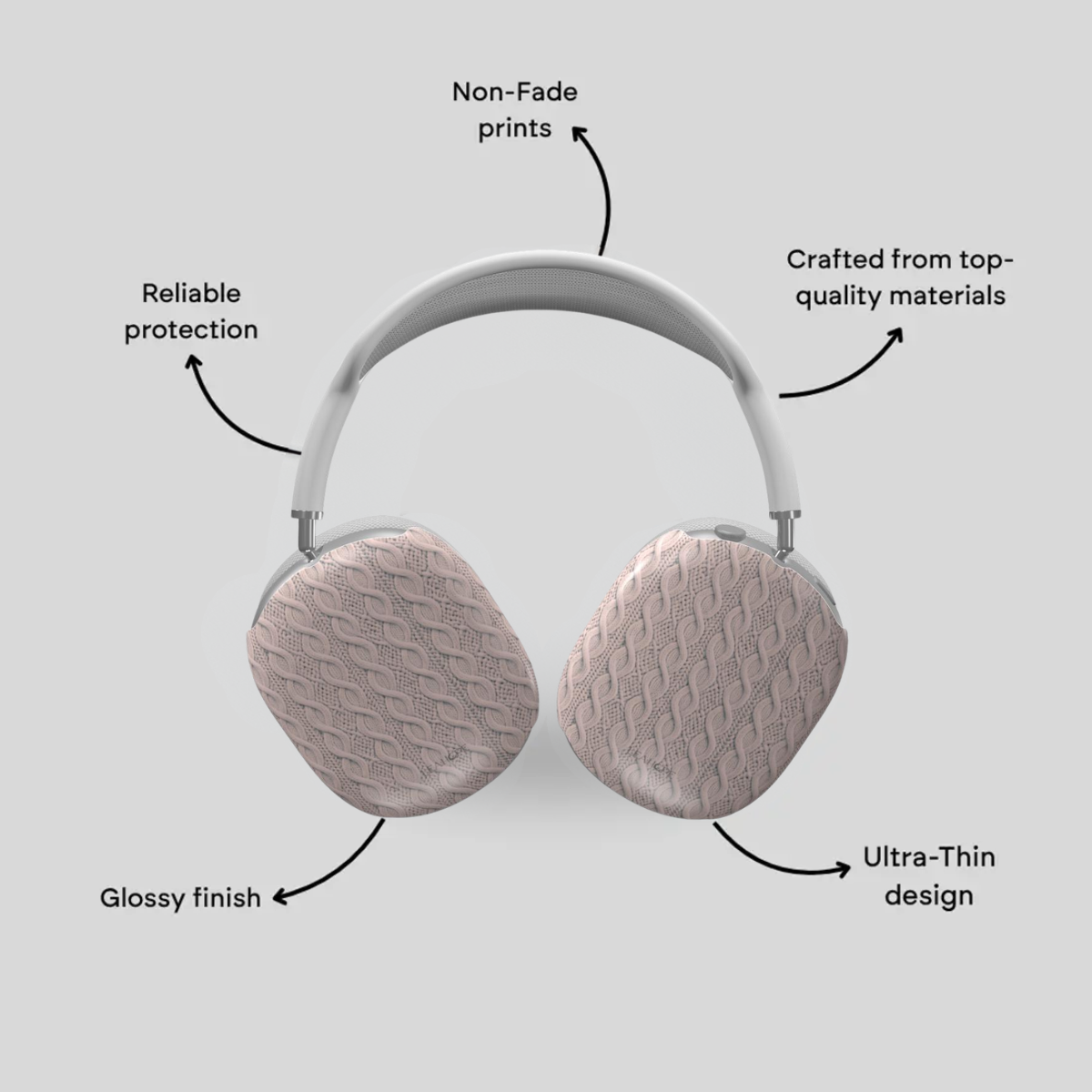 Blush Knit Comfort | AirPods Max Tough Case