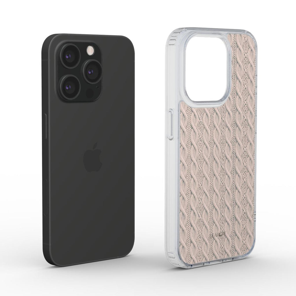 Blush Knit Comfort | Clear Gel Phone Case