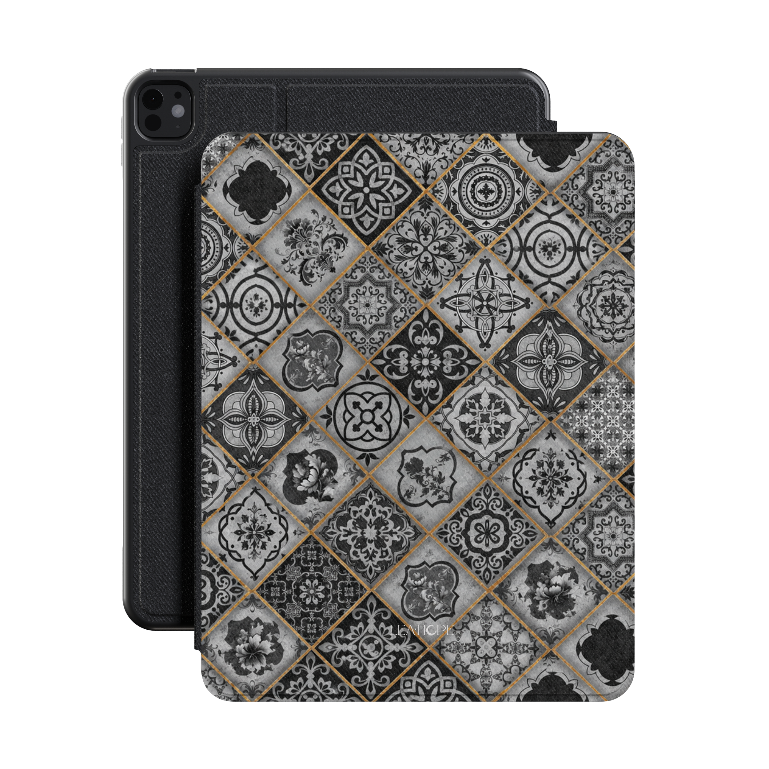 Obsidian Night I iPad Case