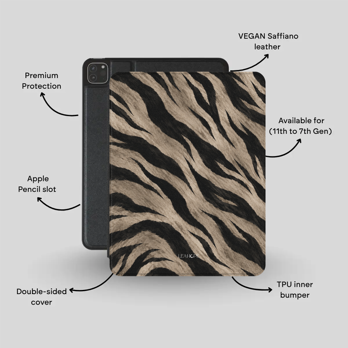 Shadow Stripe I iPad Case