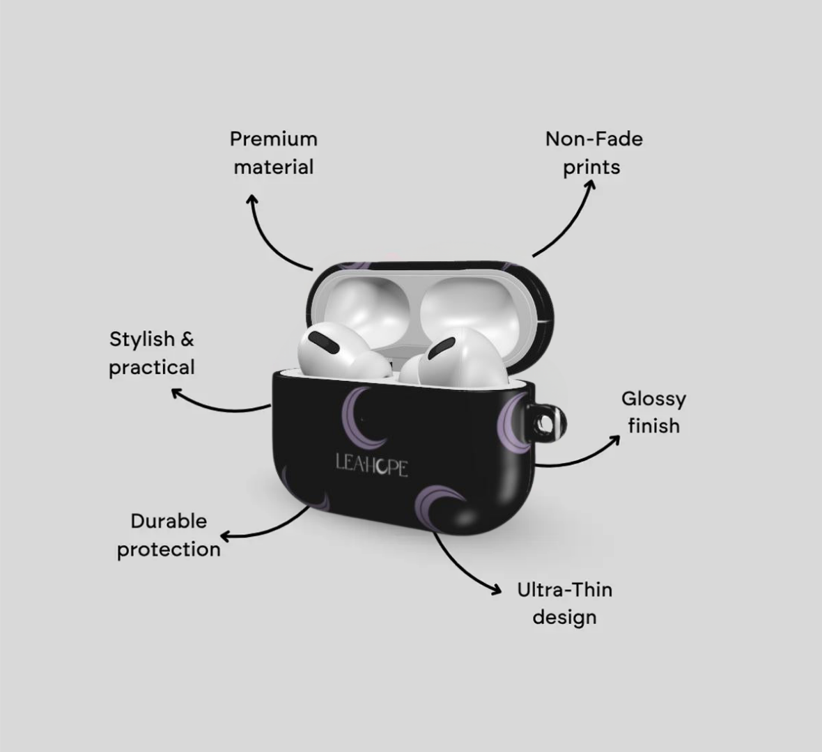 Moonlit Hex| AirPods Tough Case