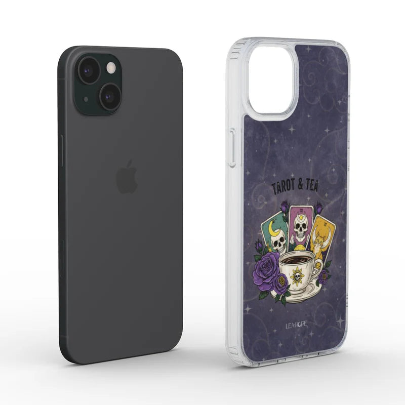 Tarot & Tea | Clear Gel Phone Case