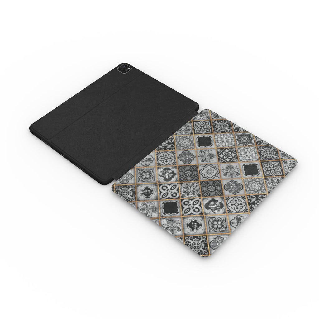 Obsidian Night I iPad Case