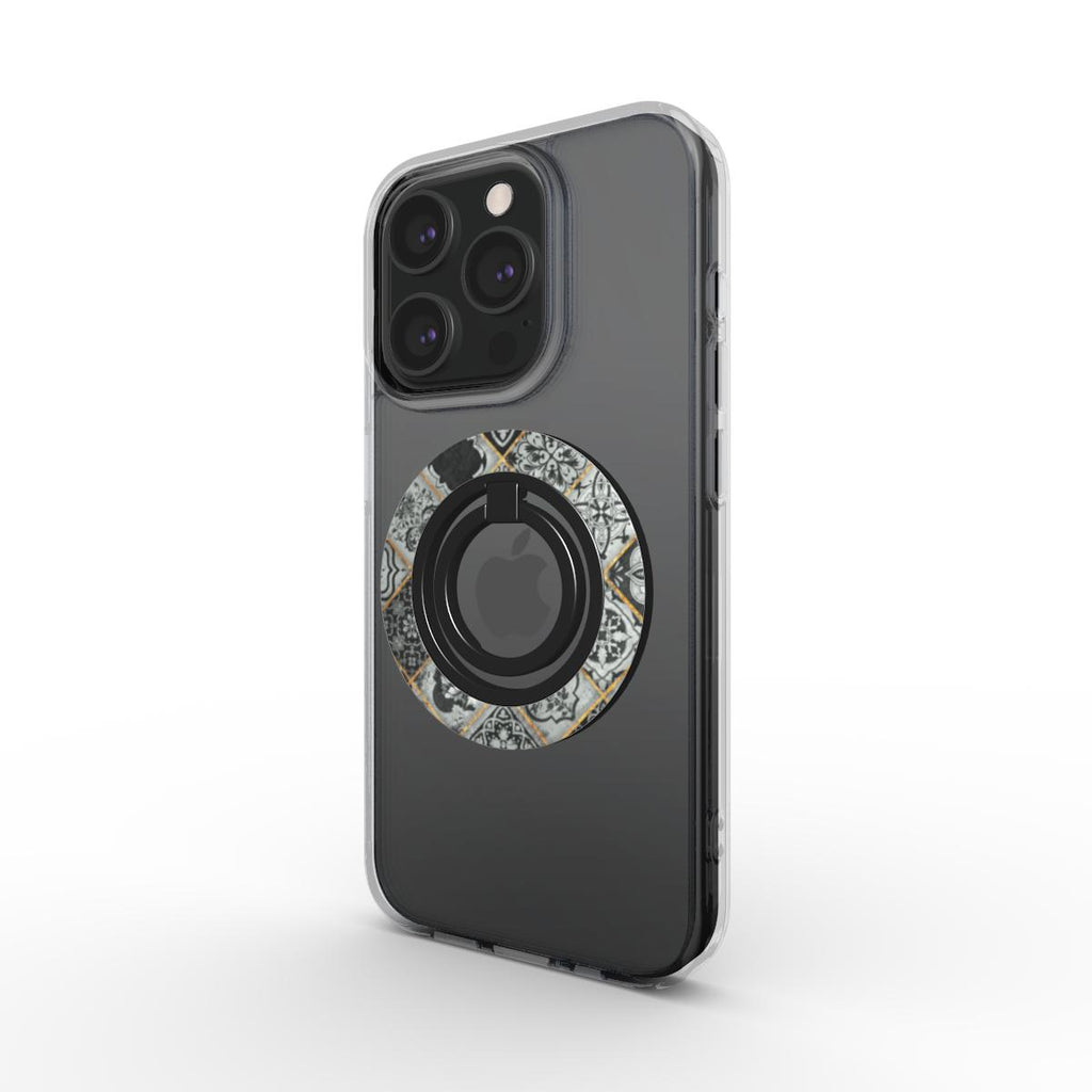 Obsidian Night I Ring Holder