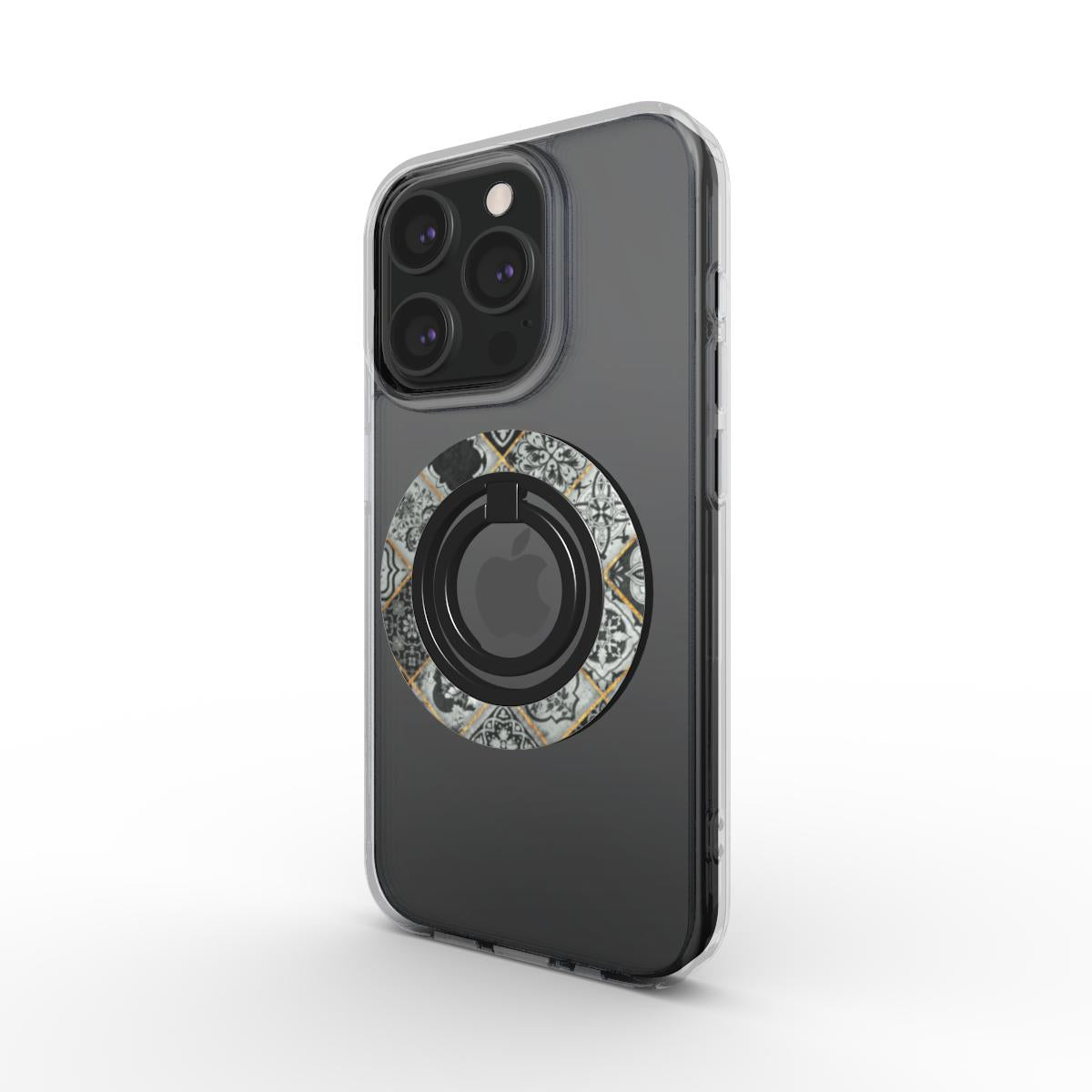 Obsidian Night I Ring Holder