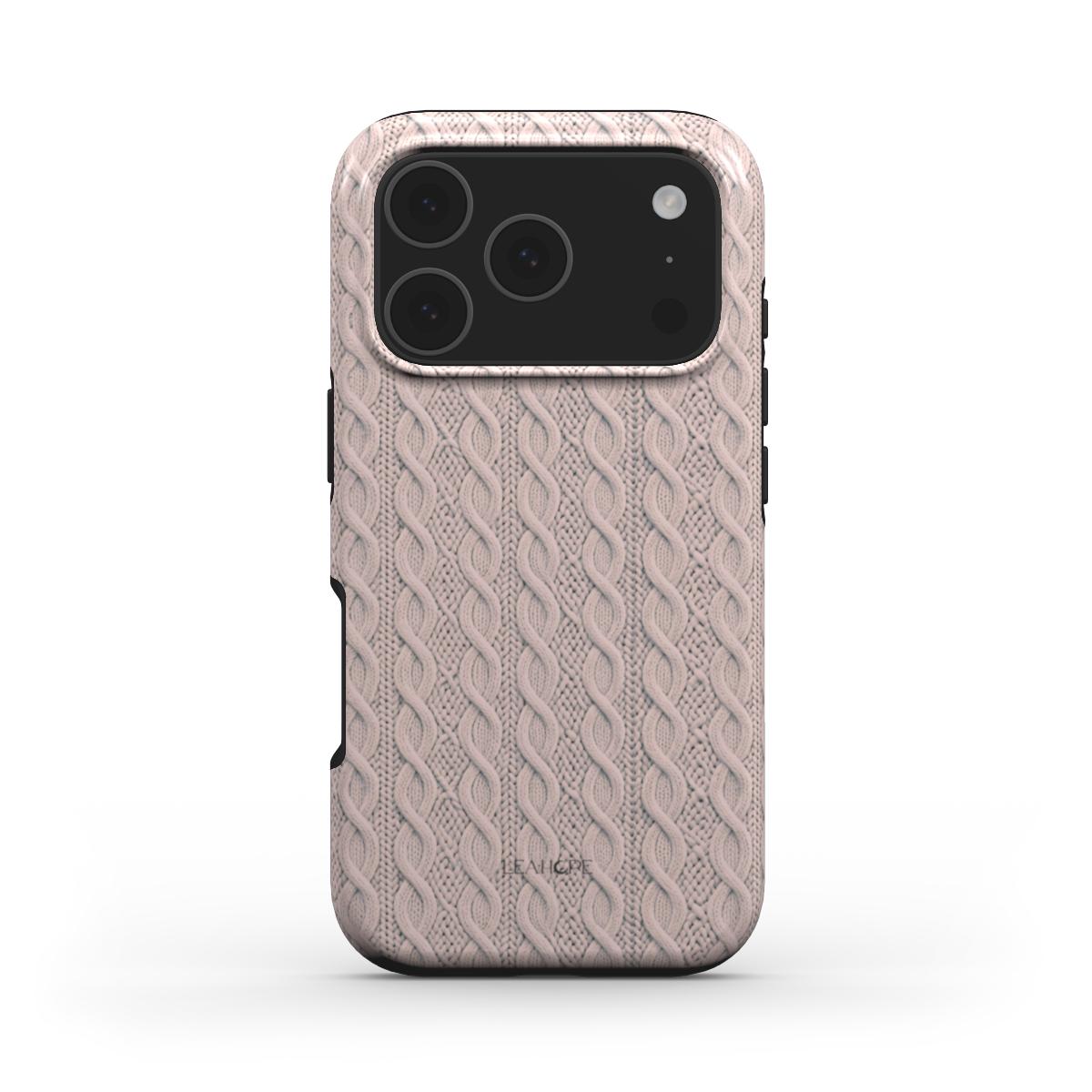 Blush Knit Comfort | MagSafe Tough Phone Case
