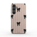 Midnight Bow Knit | Magnetic Tough Phone Case