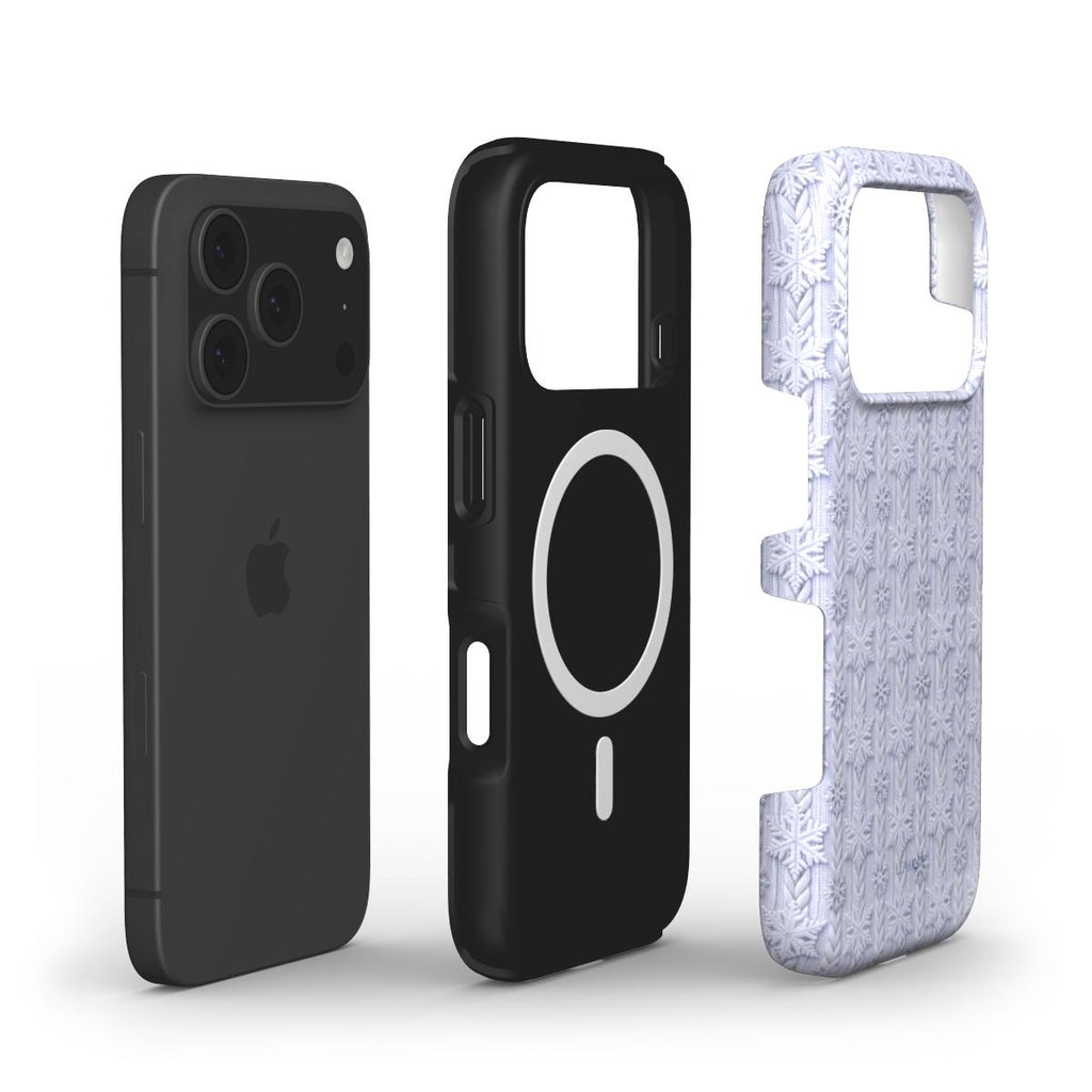 Frosted Winter Knit | MagSafe Tough Phone Case