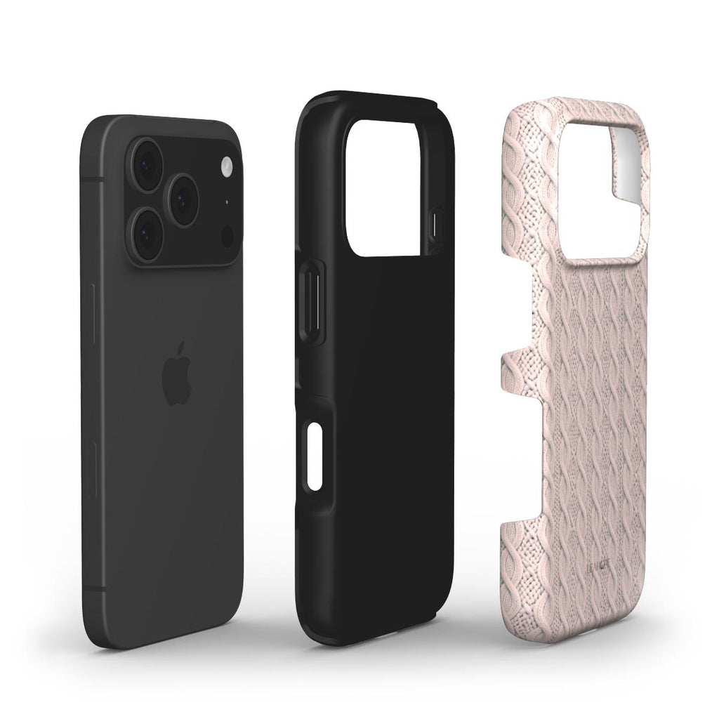 Blush Knit Comfort | Tough Phone Case