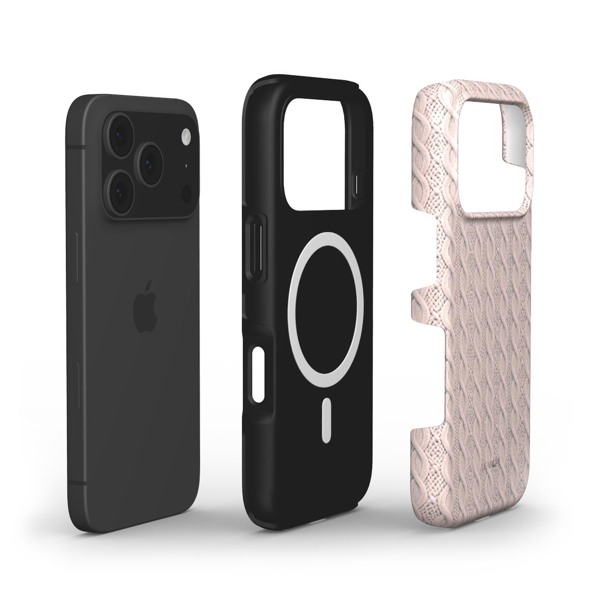 Blush Knit Comfort | MagSafe Tough Phone Case