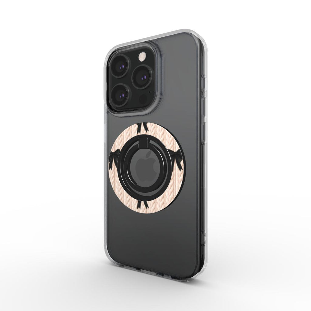 Midnight Bow Knit | Ring Holder