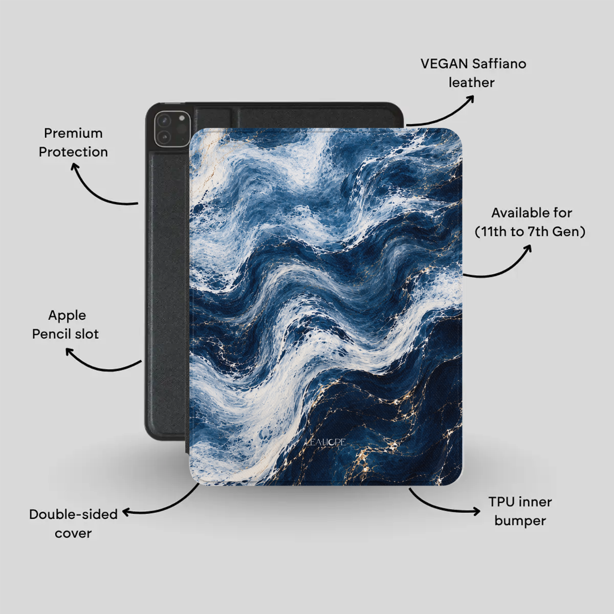 Ocean Depths I iPad Case