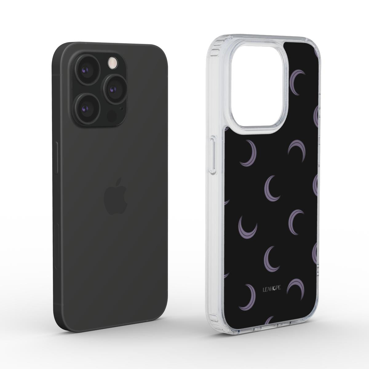 Moonlit Hex | Clear Gel Phone Case