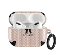 Midnight Bow Knit | AirPods Tough Case