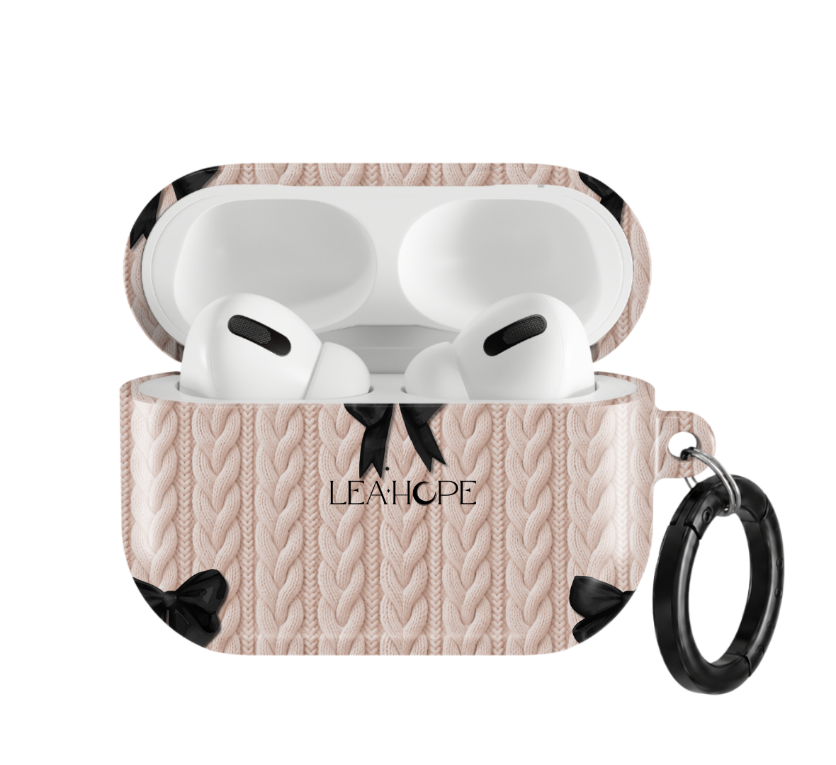 Midnight Bow Knit | AirPods Tough Case