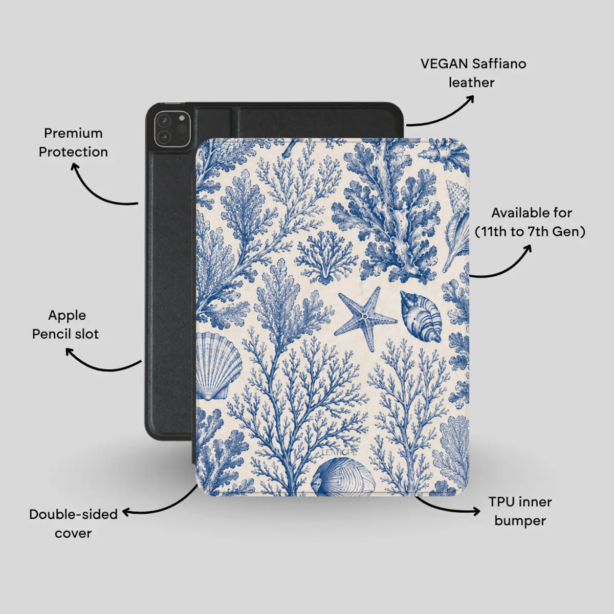 Coral Reef I iPad Case