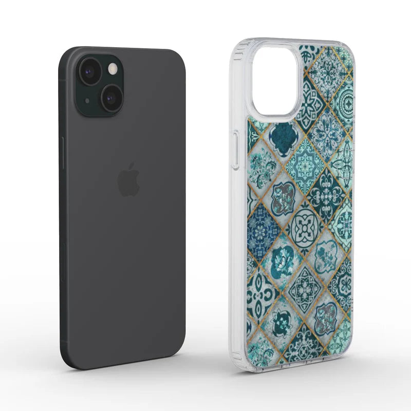 Emerald Tide | Clear Gel Phone Case