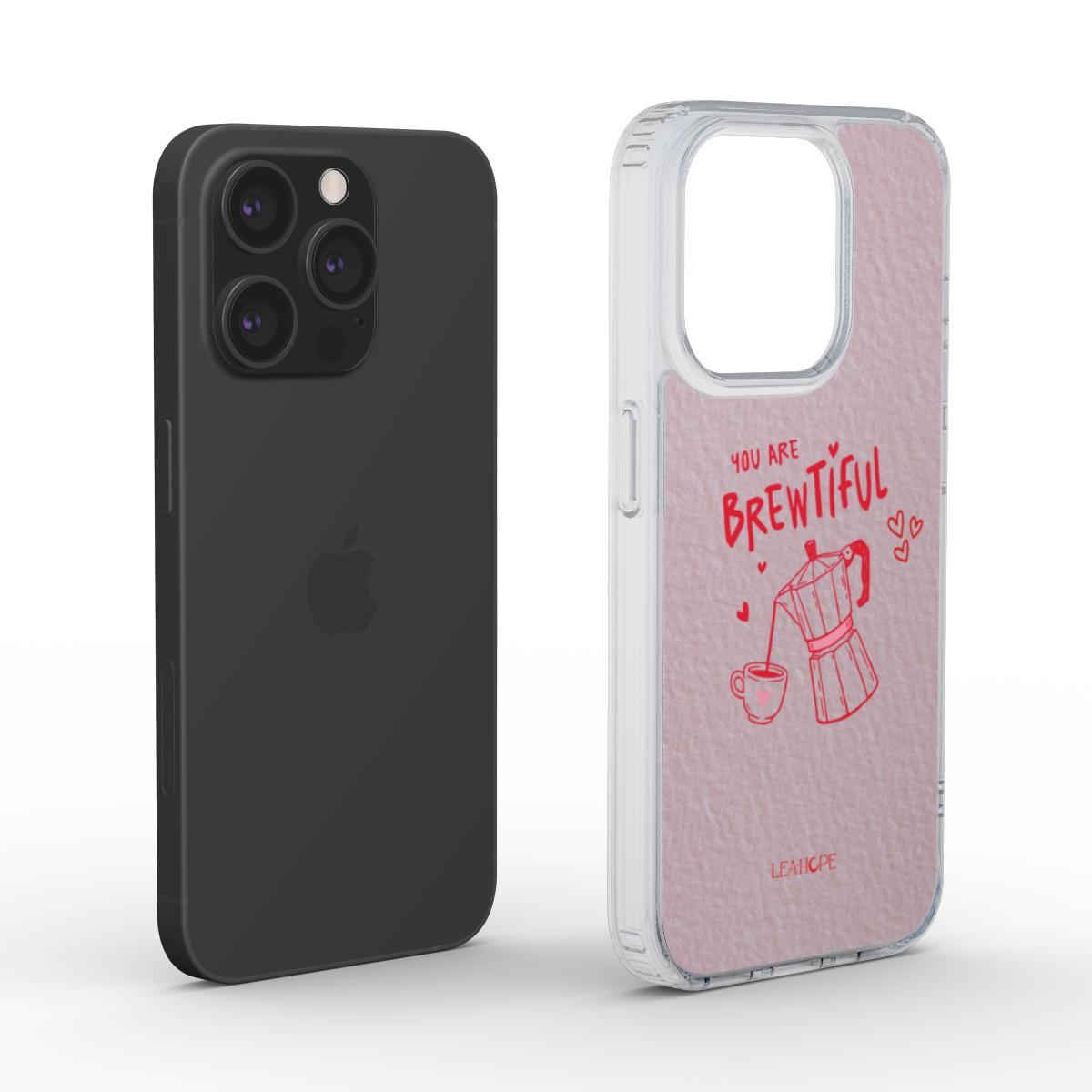 Brewtiful Love | Clear Gel Phone Case