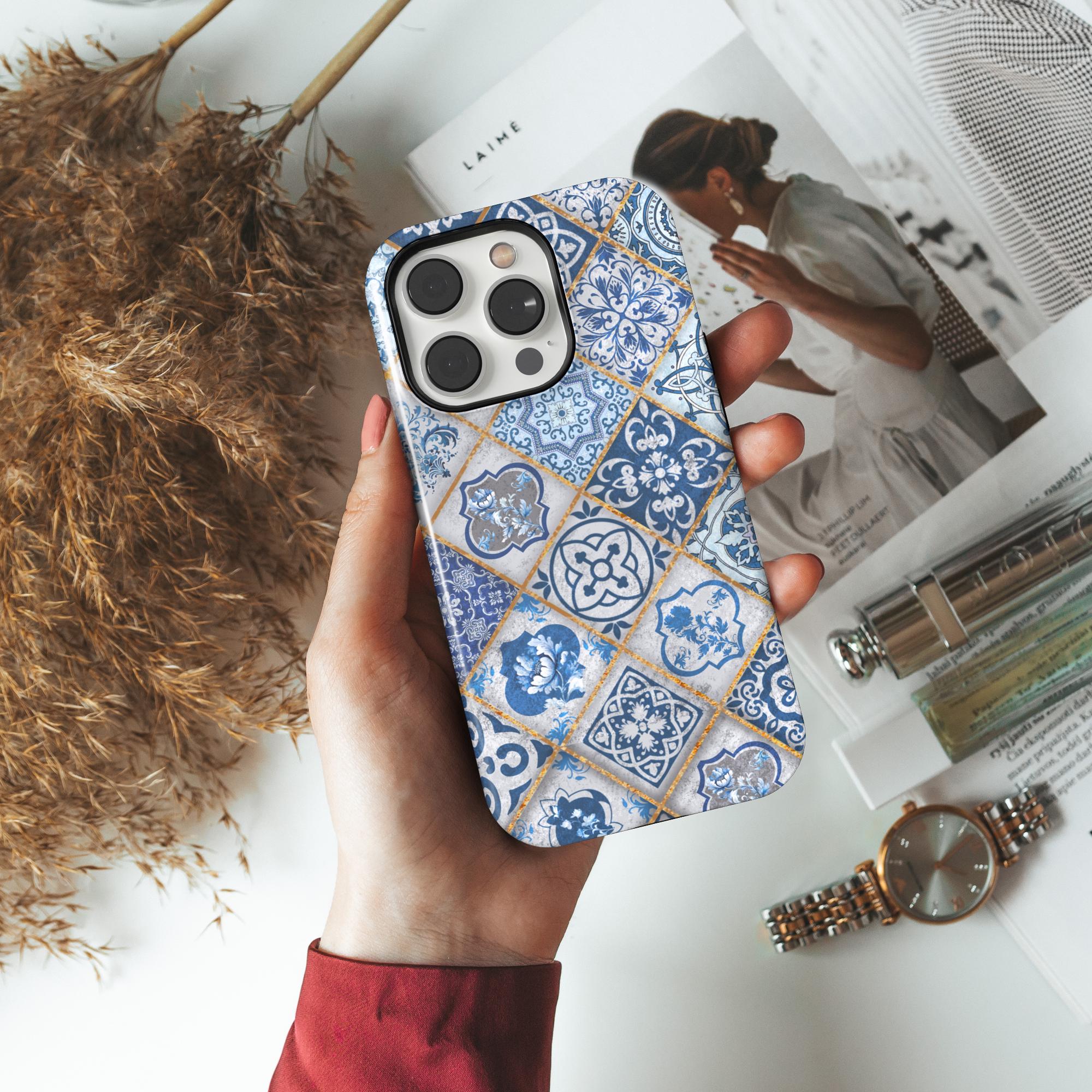 Mediterranean Dream I Luxury Phone Case I Blue