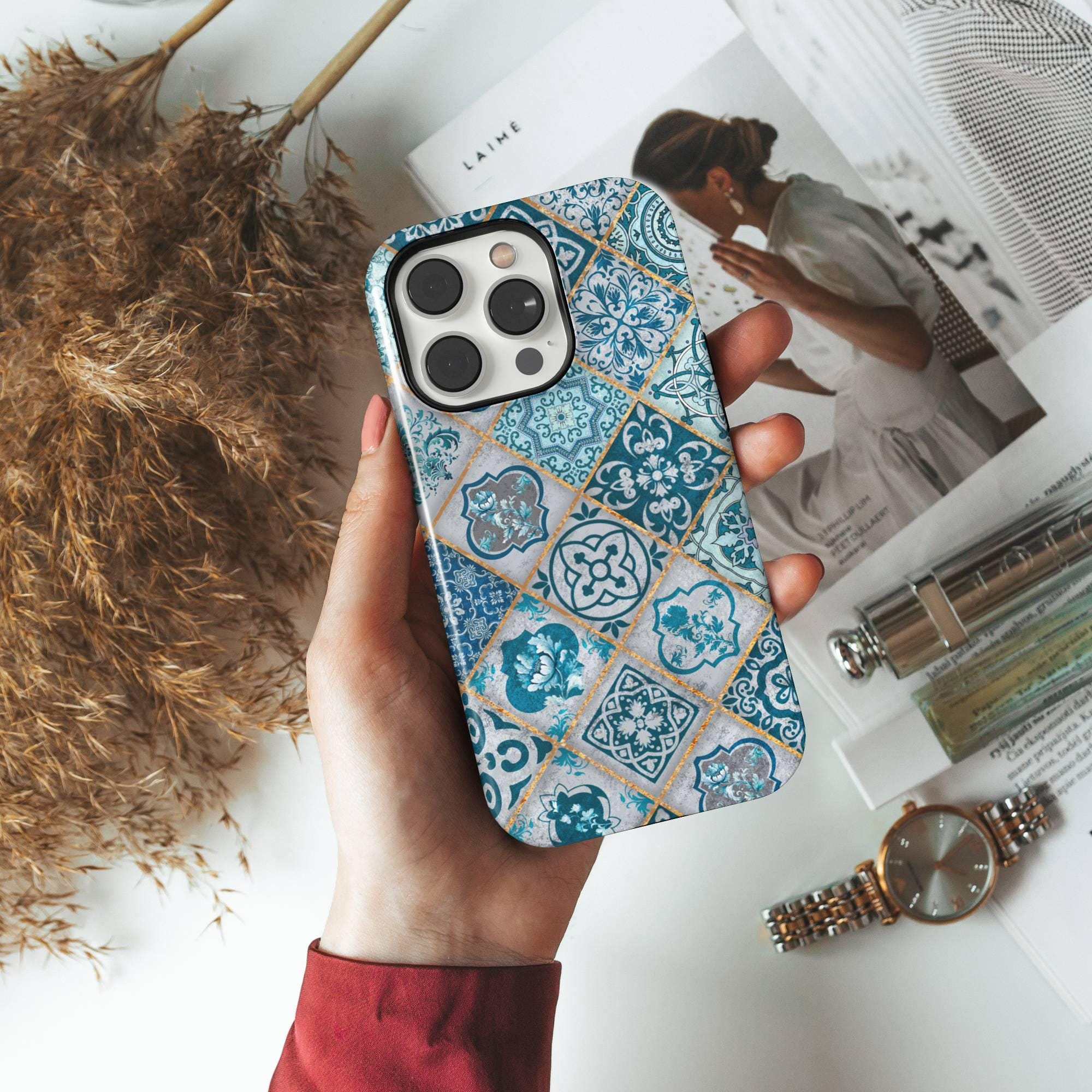 Mediterranean Dream I Luxury Phone Case I Teal