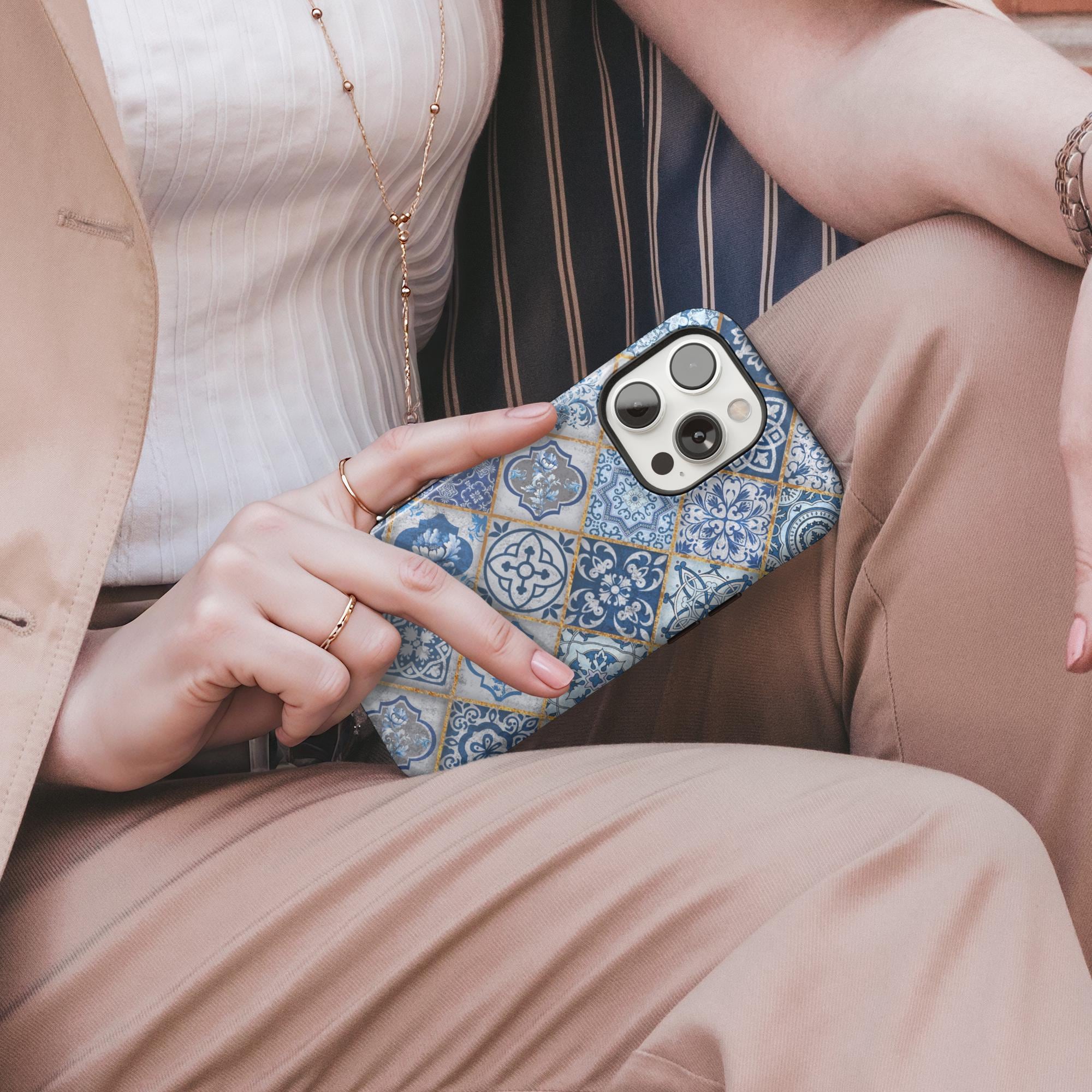 Mediterranean Dream I Luxury Phone Case I Blue
