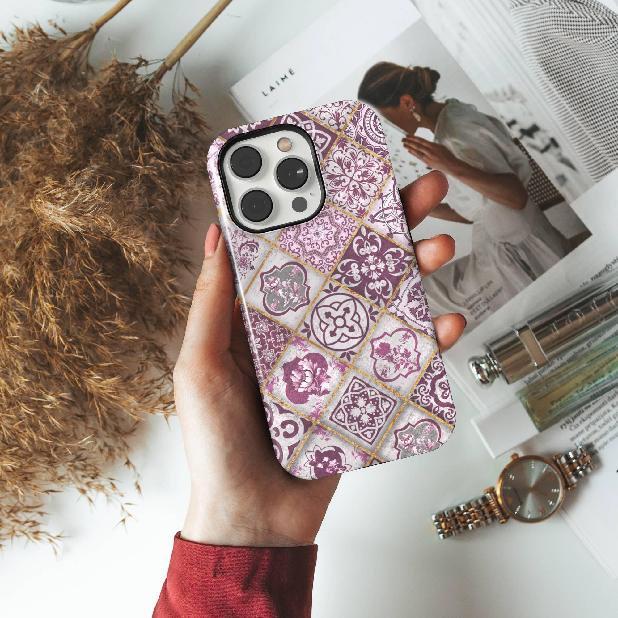 Mediterranean Dream I Luxury Phone Case I Pink