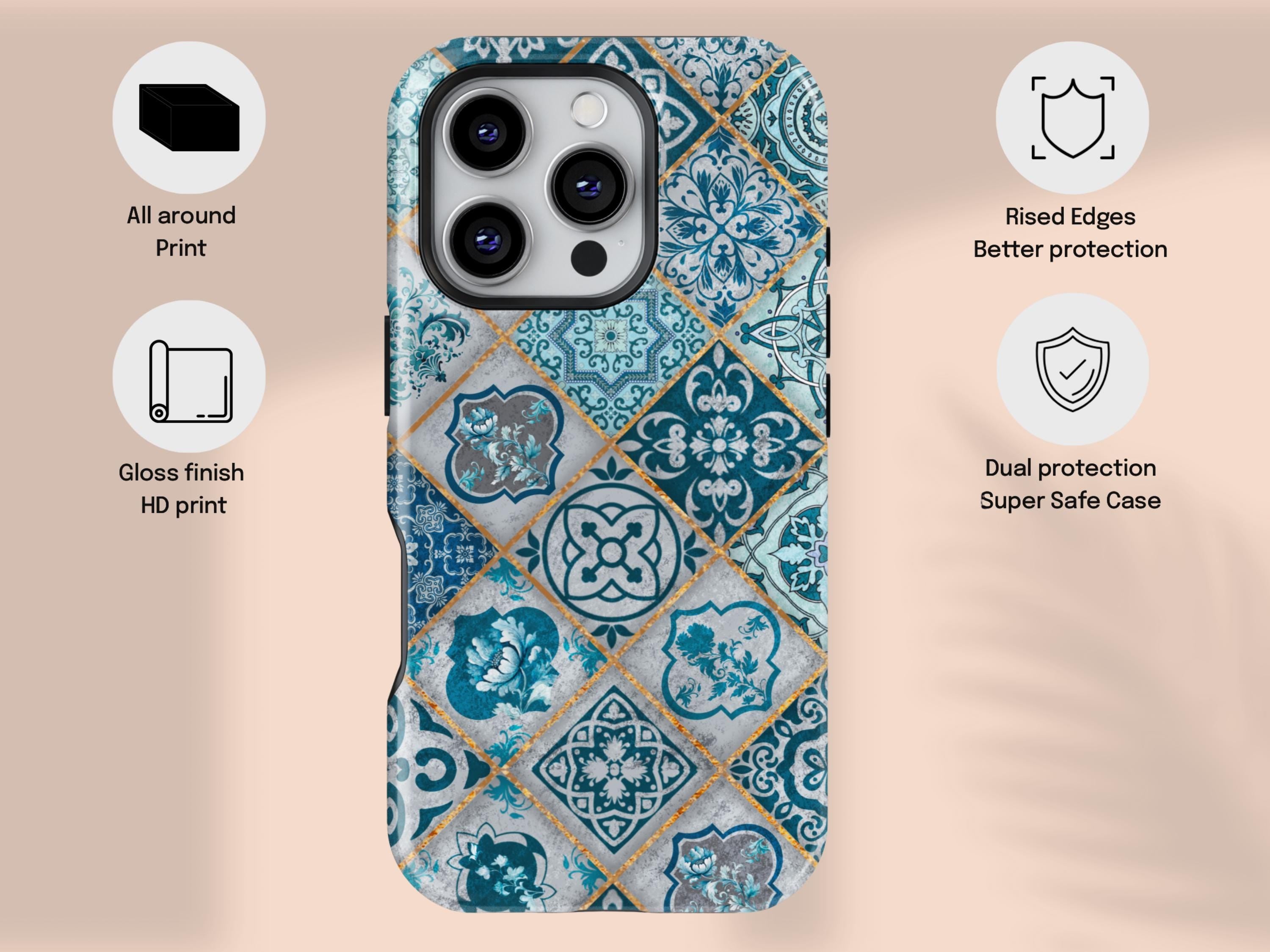 Mediterranean Dream I Luxury Phone Case I Teal