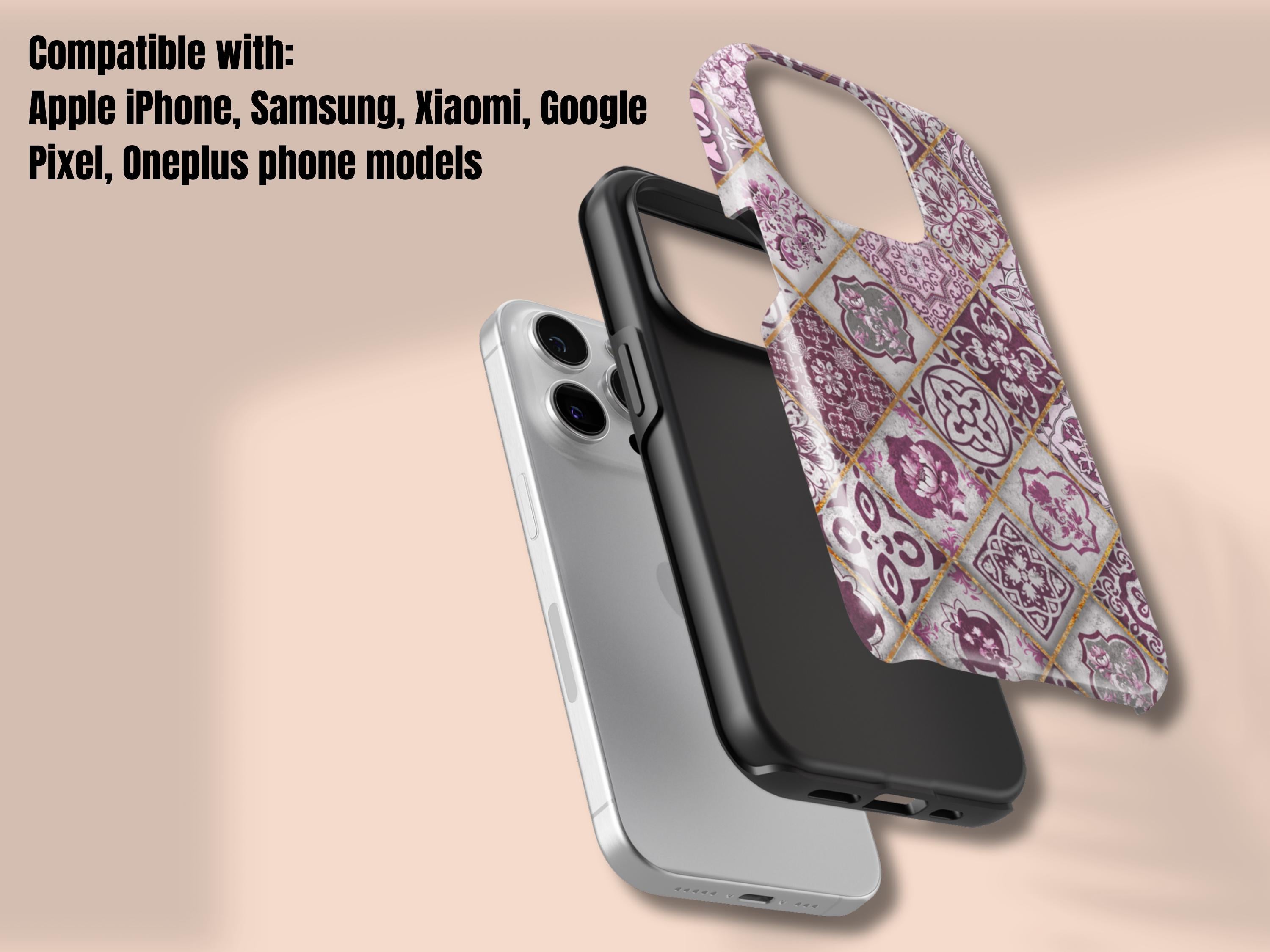 Mediterranean Dream I Luxury Phone Case I Pink
